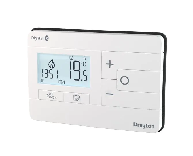 Drayton Digistat Programmable Thermostat Battery 2290B (Wired) main product photo