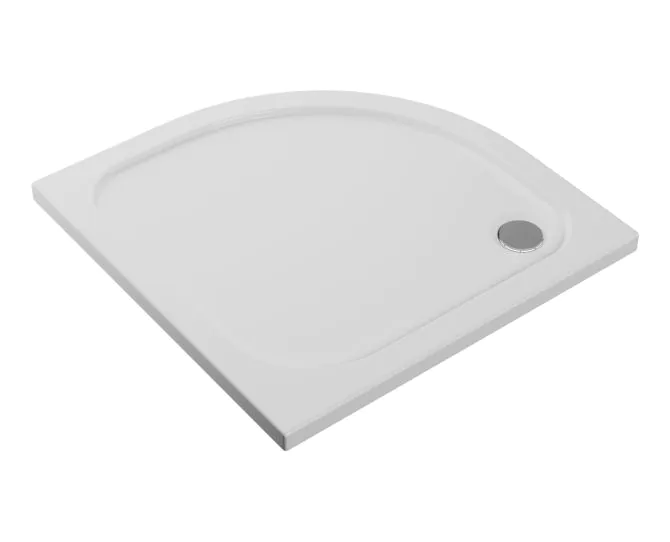 Vasca 45mm Low Profile 900mm Quadrant Tray & Waste - White main product photo