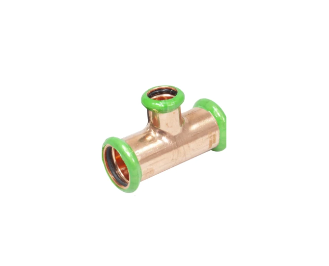 Pegasus PressFit (Water Only) Reducing Tee – Branch 22mm x 22mm x 15mm 437722 main product photo