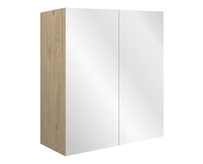 Vasca Salto 600mm Mirrored Wall Unit - Matt Green Camo (Oak Cab) main product photo