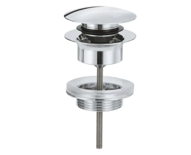 Grohe Click Waste Set Chrome 65807000 main product photo