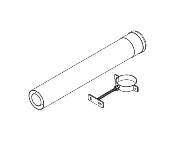 Baxi Multifit Group A Flue Extension 1000mm 720648801 main product photo