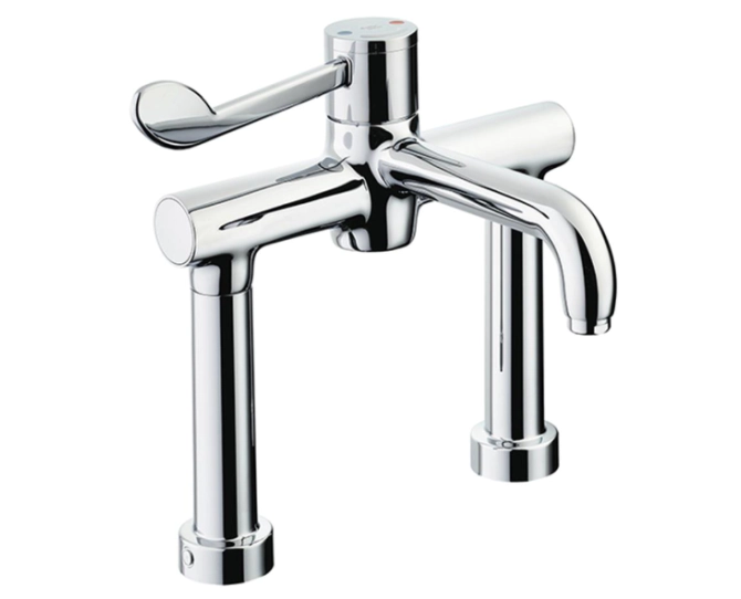Armitage Shanks Markwik 21+ Thermostatic Demountable Basin Mixer With 2 Tapholes And Single Sequential Lever A6734AA main product photo
