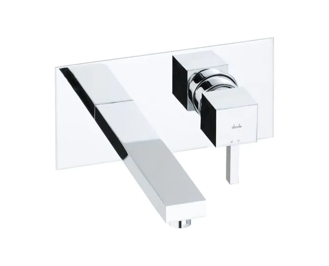 Abode Zeal Wall Mounted Basin Mixer Chrome AB12763 main product photo