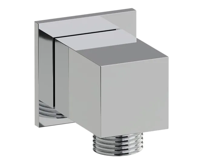 Abode Euphoria Square Wall Outlet - Chrome AB2419 main product photo