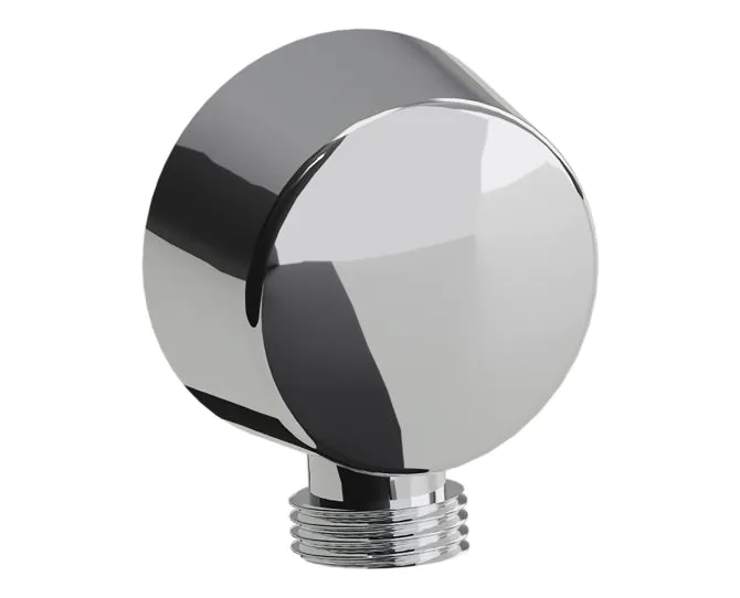 Abode Euphoria Circular Wall Outlet - Chrome AB2420 main product photo