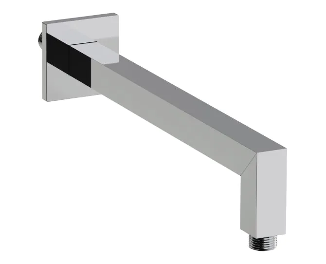 Abode Euphoria Wall Mounted Square Shower Arm - Chrome AB24502 main product photo