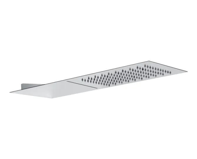 Abode Storm Slimline 3mm Wall Mounted Waterfall Showerhead - St/Steel AB2463 main product photo