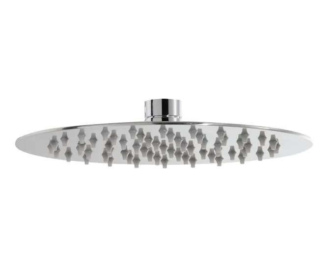 Abode Storm Slimline 200x200x3mm Circular Showerhead - St/Steel AB2464 main product photo