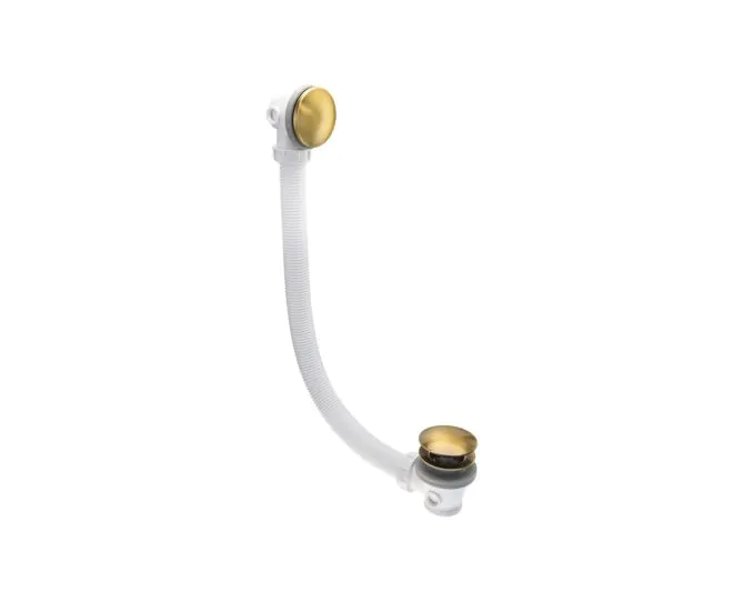 Abode Euphoria Bath Overflow & Clicker Waste Antique Brass AB27232 main product photo