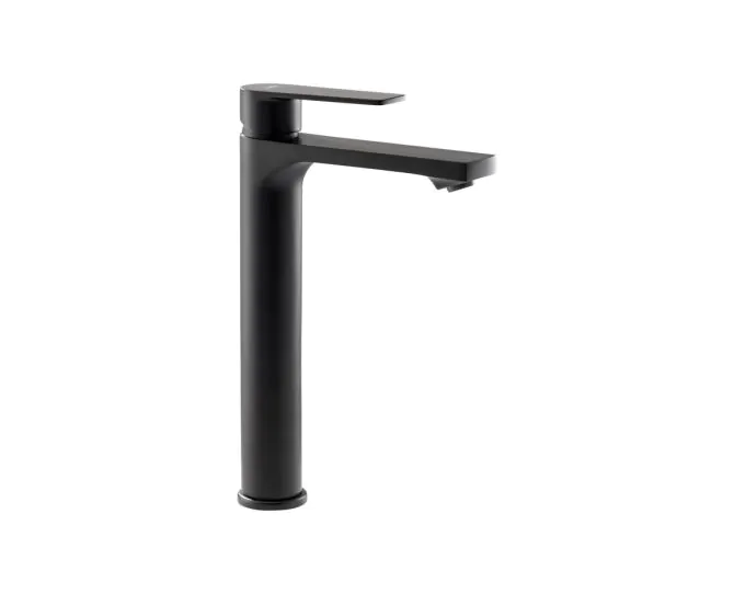 Abode Aquip Tall Basin Mixer Matt Black AB2831 main product photo