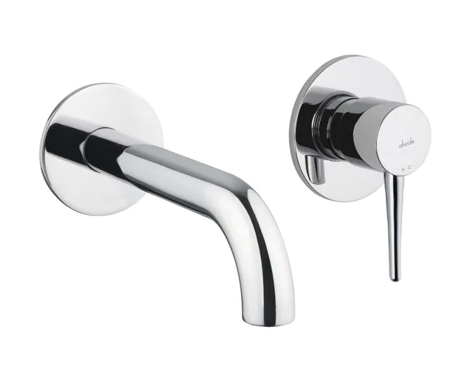 Abode Chao Wall Mounted 2-Hole Bath Mixer Chrome AB4046 main product photo