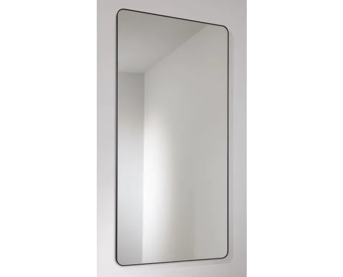 Abode Mayar 450x900mm Tablet Mirror - Matt Black ABM1022 main product photo