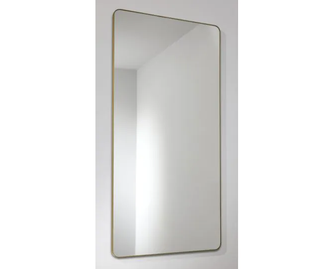 Abode Mayar 450x900mm Tablet Mirror - Brushed Brass ABM1023 main product photo