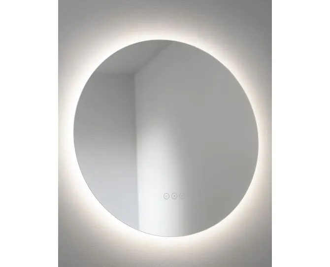 Abode Aruna 600mm Frameless Round LED Mirror ABM1040 main product photo