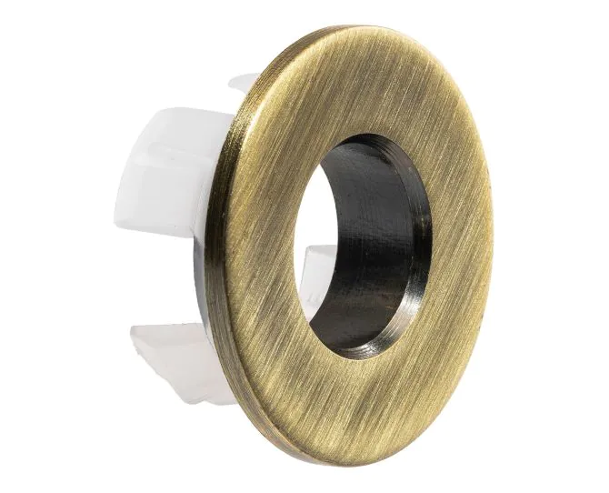 Abode Uno Basin Overflow Ring - Antique Brass ABX1033 main product photo