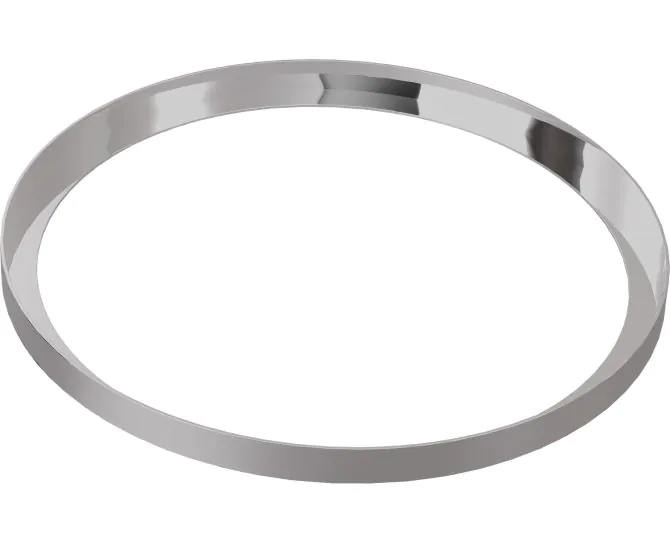 Abode Cava Round Basin Plinth - Chrome ABX1140 main product photo