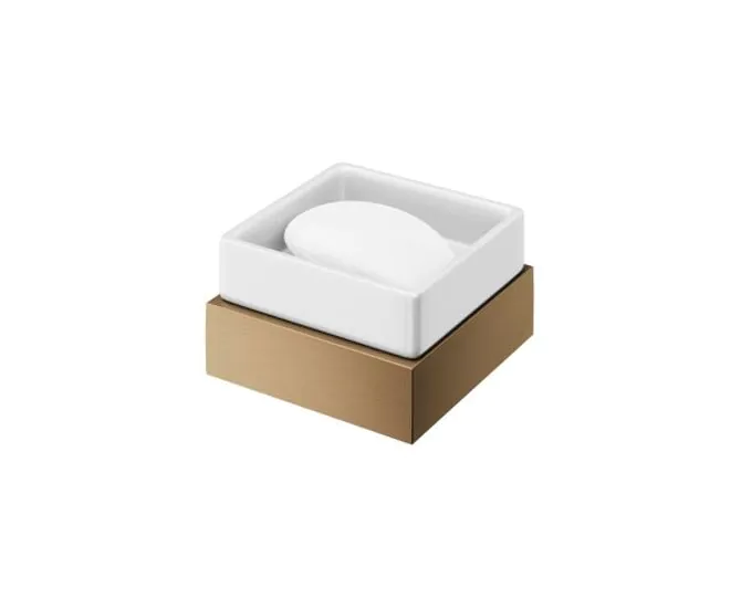 Abacus Pure Soap Dish & Holder Brushed Bronze ACBX-208-2202 main product photo