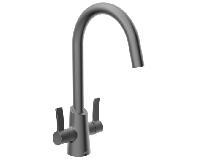 Bristan Acorn Easyfit Mono Sink Mixer Gun Metal ACR EFSNK GM main product photo