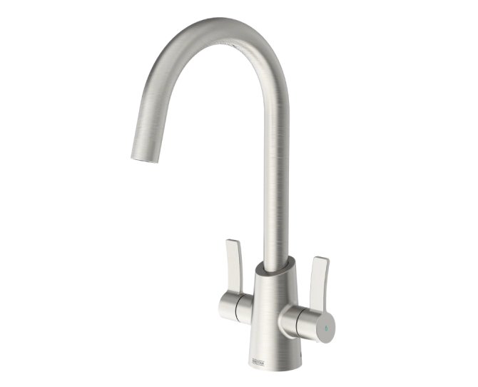 Bristan Acorn Kitchen Sink Mixer Stainless Steel ACR EFSNK SS main product photo