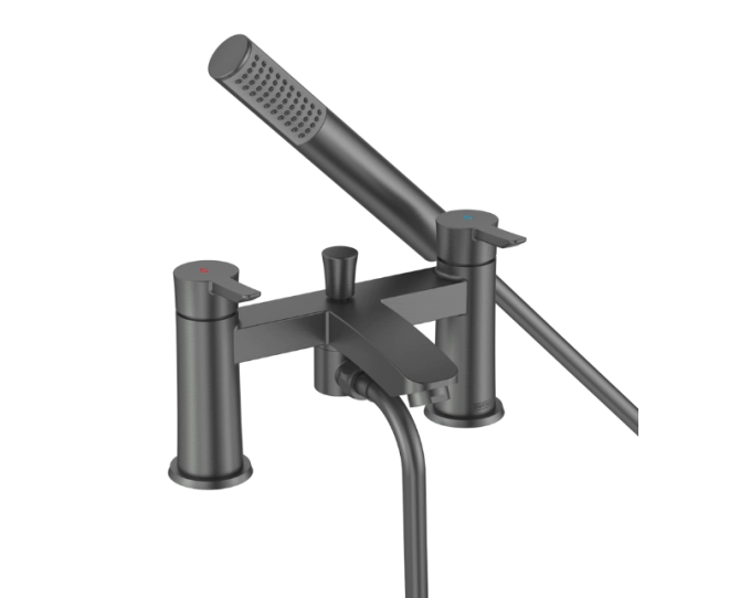 Bristan Apelo Bath Shower Mixer Gun Metal APE BSM GM main product photo