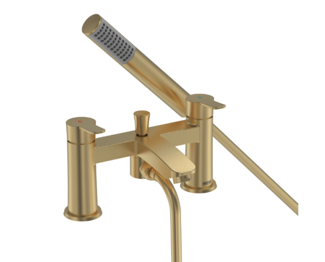 Bristan Appeal Bath Shower Mixer Brushed Brass APL BSM BB main product photo