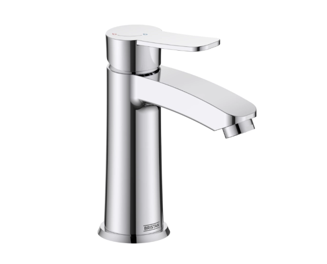 Bristan Appeal Chrome Eco Start Basin Mixer with Clicker Waste APL ES BAS C main product photo