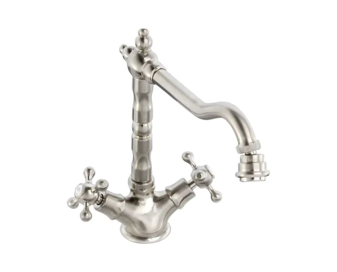 Abode Melford Monobloc Mixer Tap Brushed Nickel AT1044 main product photo