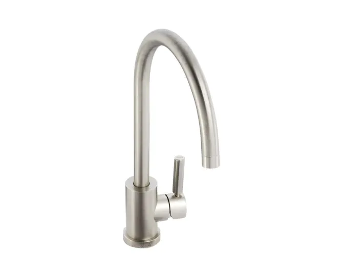 Abode Atlas Single Lever Mixer Tap Brushed Nickel AT1093 main product photo