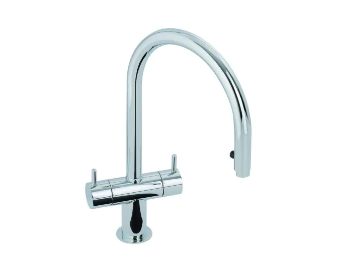 Abode Hesta Mixer Tap w/Pull Out Chrome AT1205 main product photo