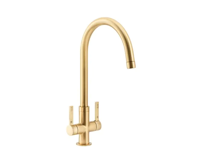 Abode Pico Monobloc Mixer Tap Brushed Brass AT2045 main product photo