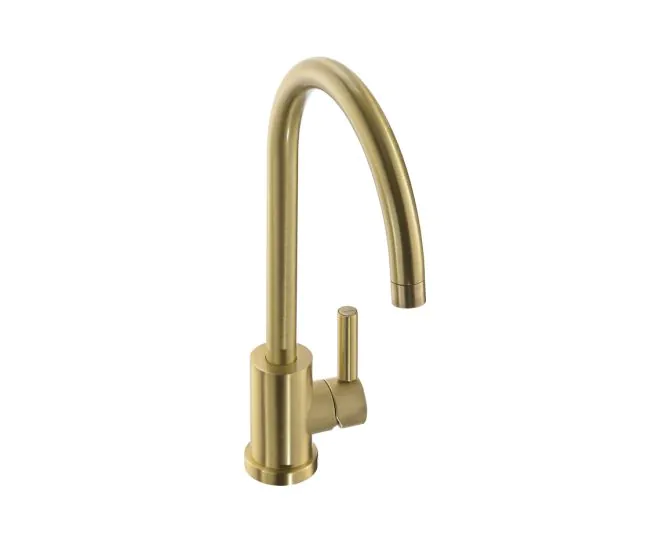 Abode Atlas Single Lever Mixer Tap Brushed Brass AT2102 main product photo