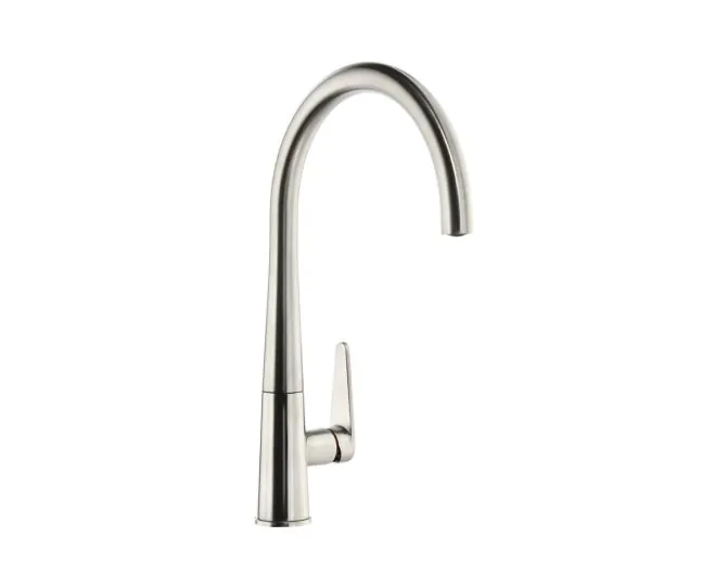 Abode Coniq R Single Lever Mixer Tap Brushed Nickel AT2116 main product photo