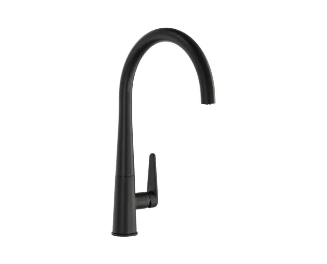Abode Coniq R Single Lever Mixer Tap Matt Black AT2117 main product photo