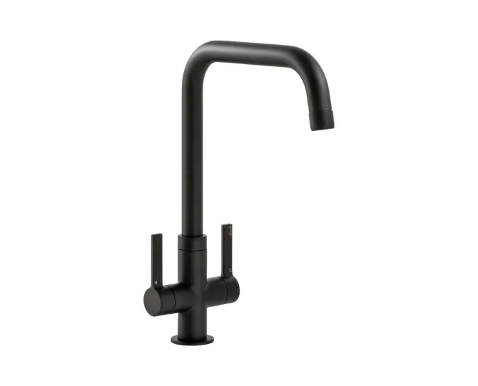 Abode Pico Quad Monobloc Mixer Tap Matt Black AT2137 main product photo