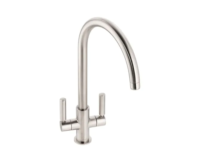 Abode Globe Monobloc Mixer Tap Brushed Nickel AT2139 main product photo