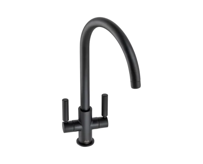 Abode Globe Monobloc Mixer Tap Matt Black AT2141 main product photo