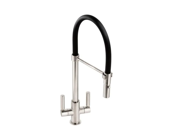 Abode Globe Professional Mixer Tap Brushed Nickel AT2151 main product photo
