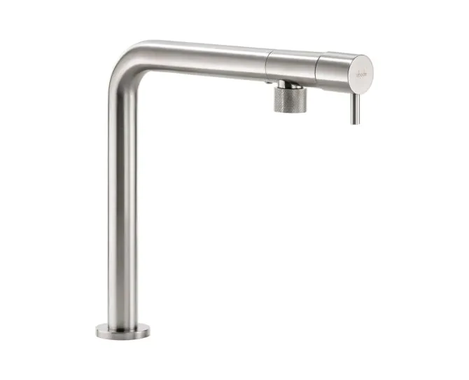 Abode Agilis Single Lever Mixer Tap Brushed Nickel AT2185 main product photo