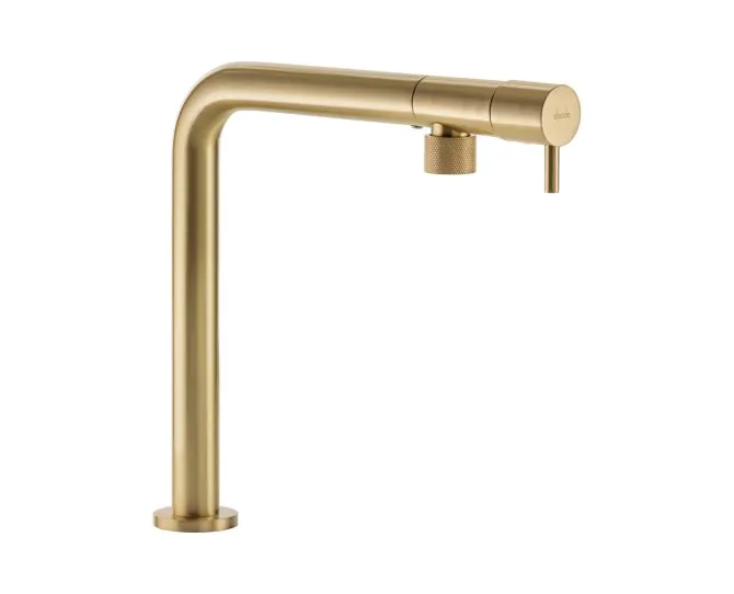 Abode Agilis Single Lever Mixer Tap Brushed Brass AT2188 main product photo