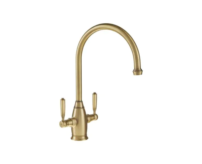 Abode Oxbury Monobloc Mixer Tap Antique Brass AT2222 main product photo