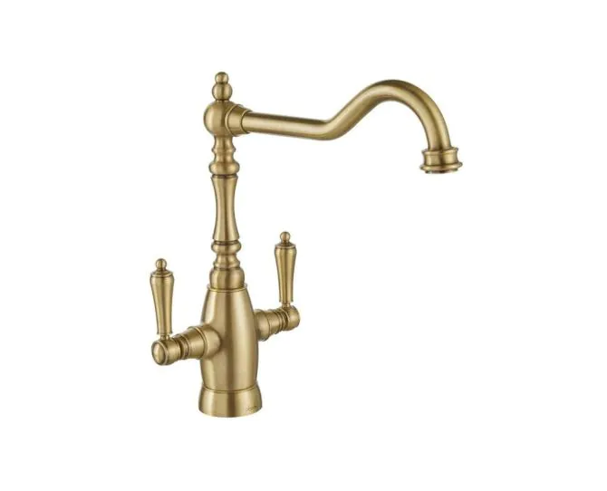 Abode Mayenne Monobloc Mixer Tap Antique Brass AT2231 main product photo