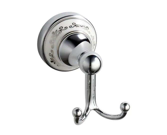 Abacus Essentials Classic Robe Hook Double ATAC-BX12-2402 main product photo