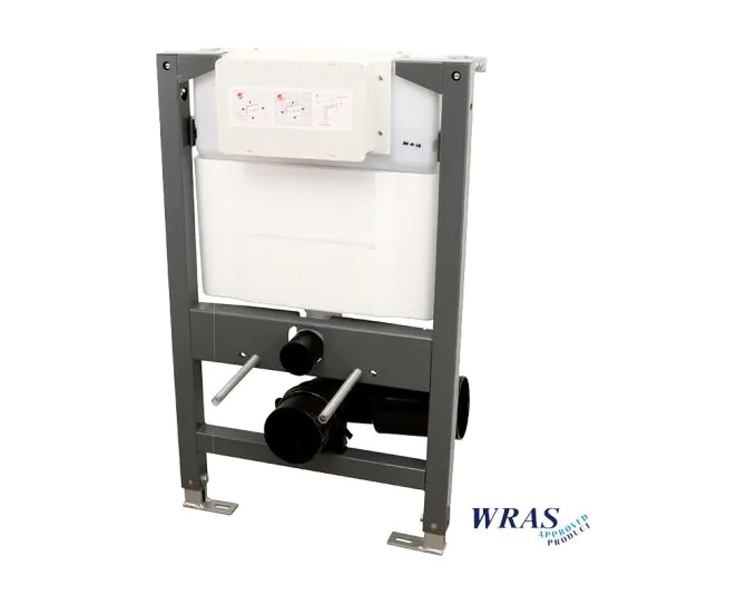 Abacus Essentials Wall Mounted 0.82m WC Frame with Dual Flush Cistern ATFR-WC05-0820 main product photo