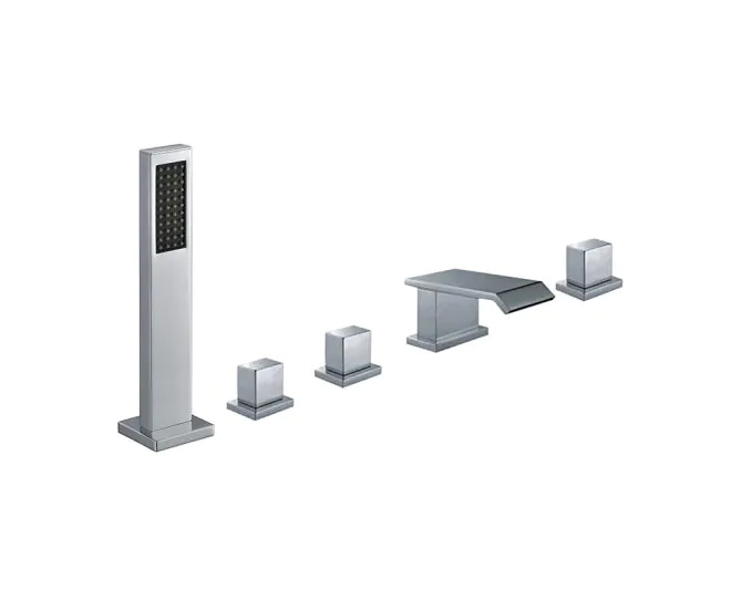 Abacus Essentials Bloc 5 Hole Bath Shower Mixer ATTB-TS27-3402 main product photo
