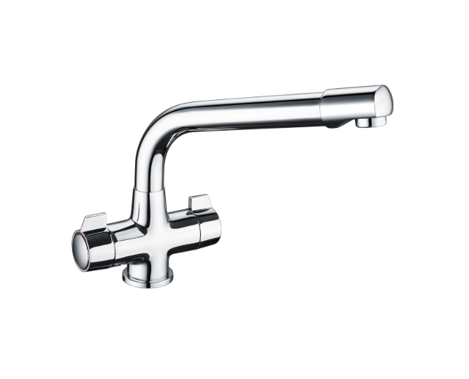 Prima Classic Dual Lever Quarter Turn Mixer Tap Chrome BPR1055 main product photo