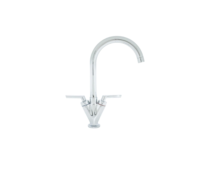 Prima V Shape Dual Lever Mixer Tap Chrome BPR1057 main product photo