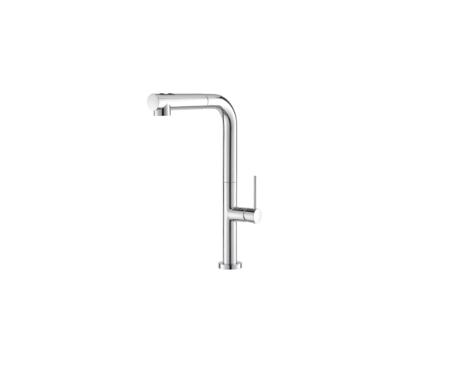 Prima+ Mosa Single Lever L-Shaped Tall Mixer Tap Chrome BPR552 main product photo