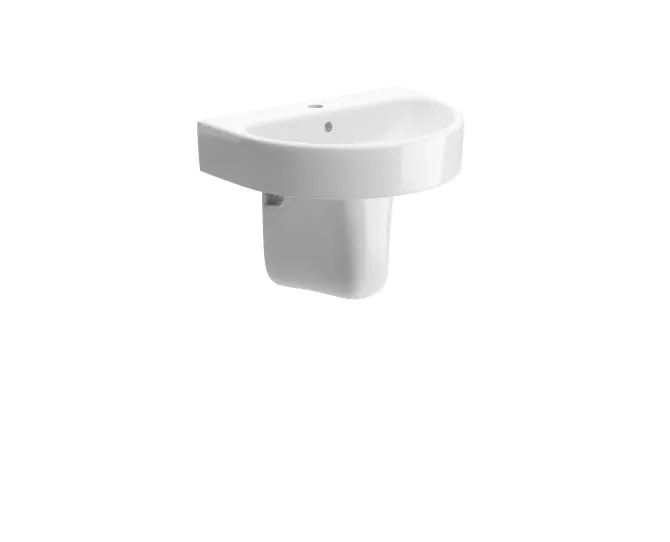 Vasca Milan 555x430mm 1TH Basin & Semi Pedestal main product photo