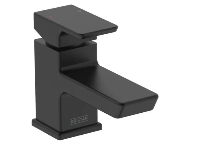 Bristan Cobalt Basin Mixer Black Inc Click Waste COB BAS BLK main product photo